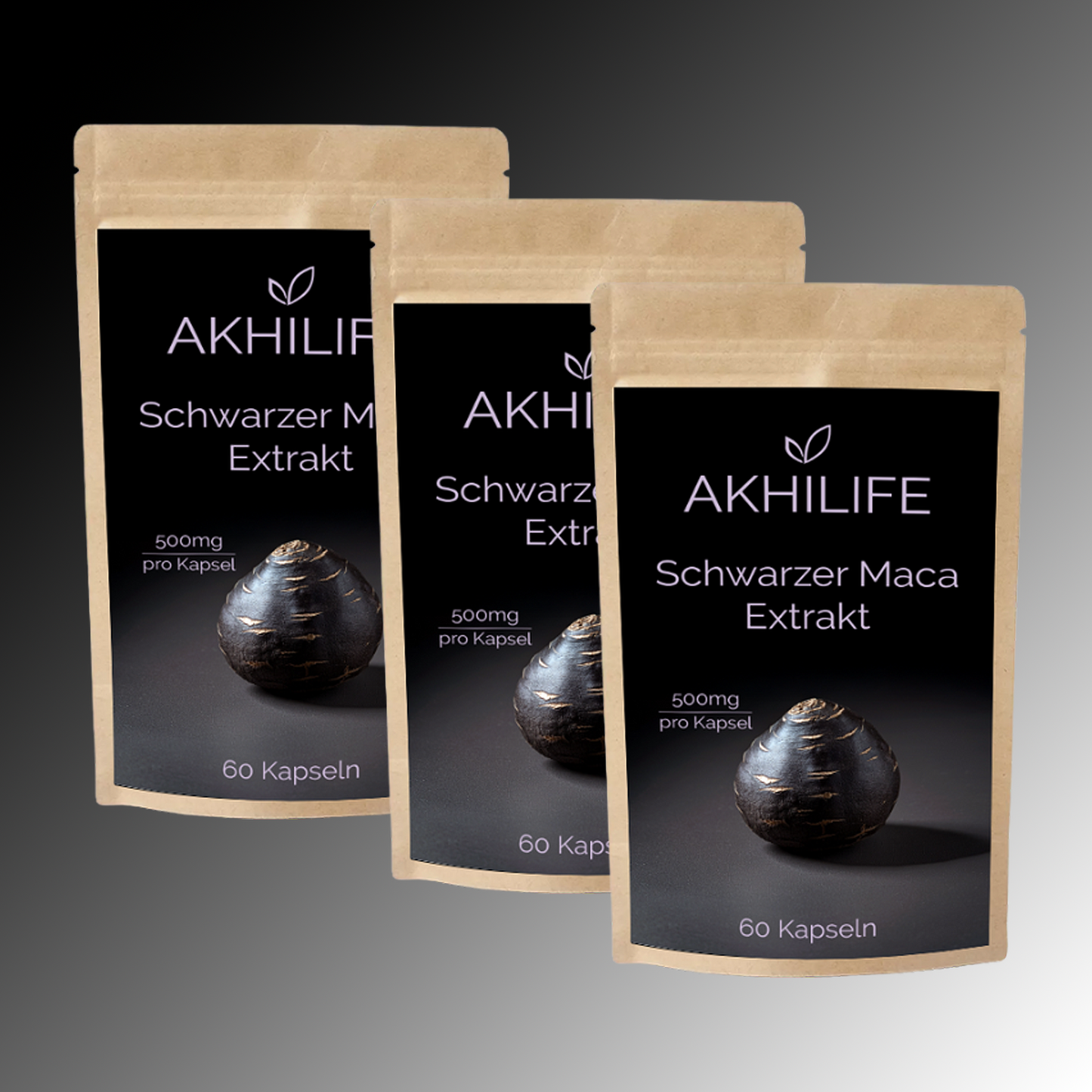 Bio Schwarzes Maca Extrakt 10:1 (Lepidium meyenii)