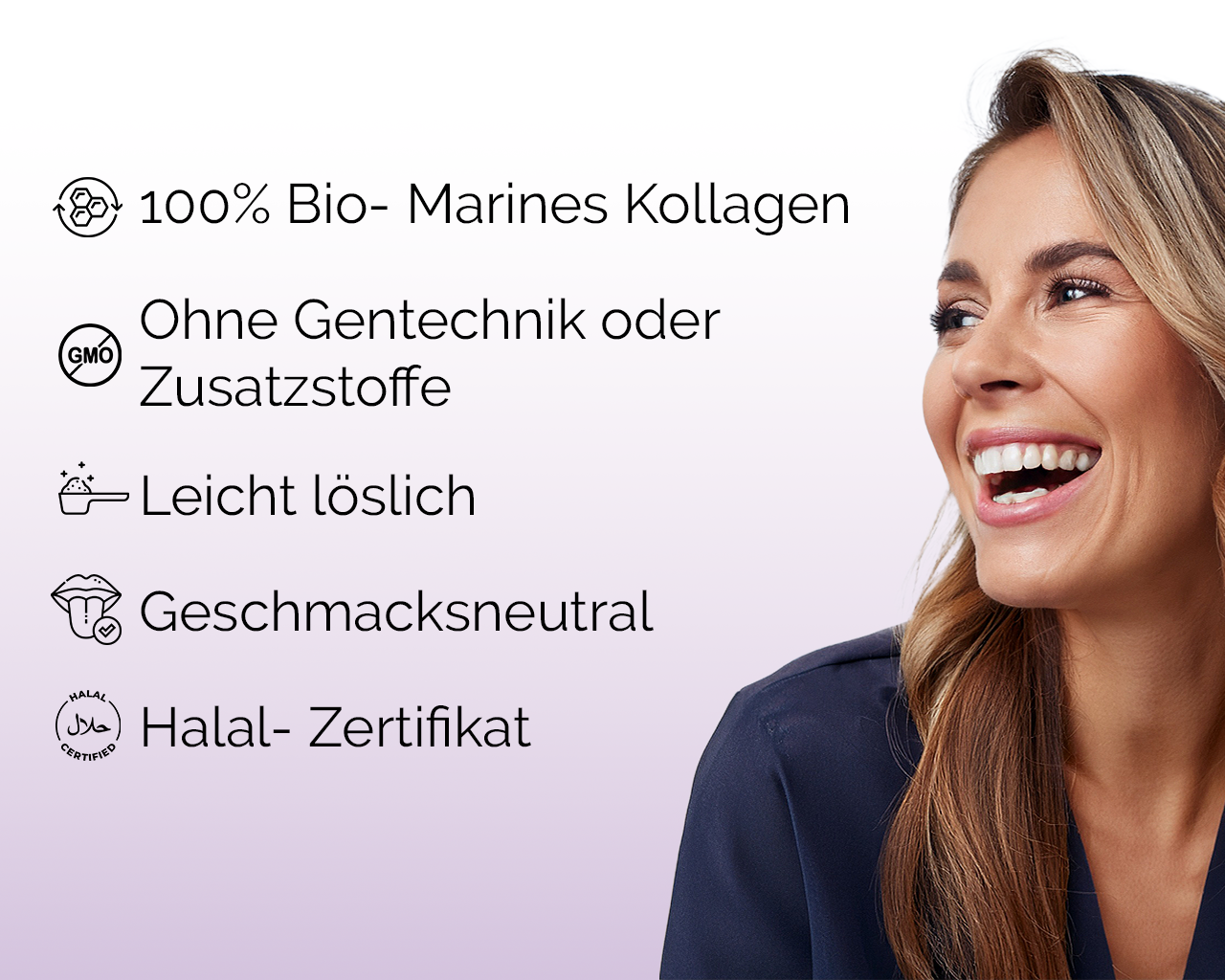 Bio Rinderkollagen Pulver Kollagen Typ I & III