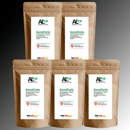 Ashwagandha KSM-66® +  Piperin Kapseln