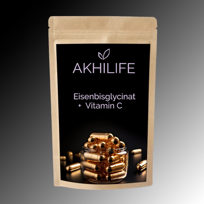 Eisenbisglycinat mit Vitamin C hochdosiert